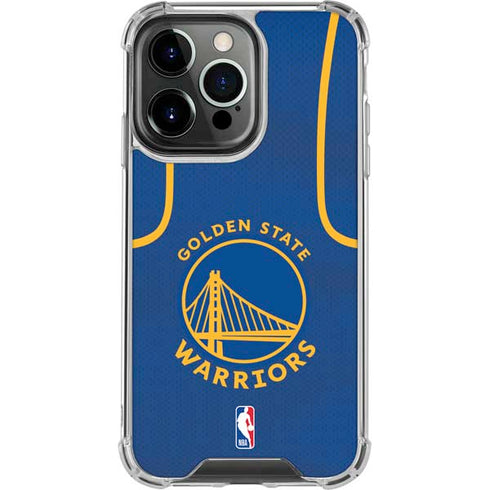 NBA Golden State Warriors Jersey iPhone 14 Pro Clear Case